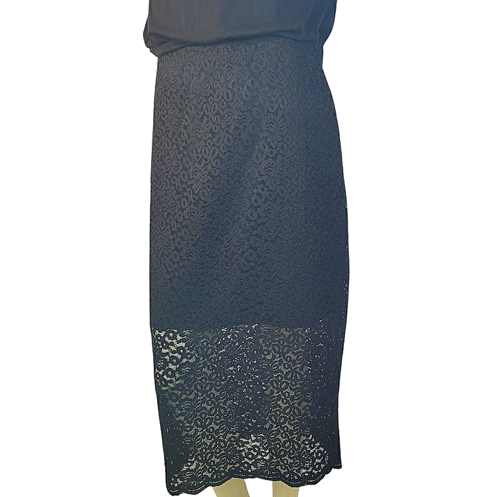 Maitai Pencil Skirt w/Lace Overlay SZ 2X